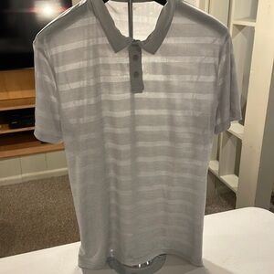 Old Navy Gray Polo Shirt